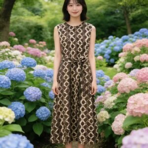 Geometric Midi Dress | B2B OEM Versatile Summer Dress